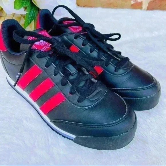 ADIDAS Retro Orion 2 “Tetro Style” Red/Black 90’s Training Sneakers Size 4.5 - Picture 2 of 8